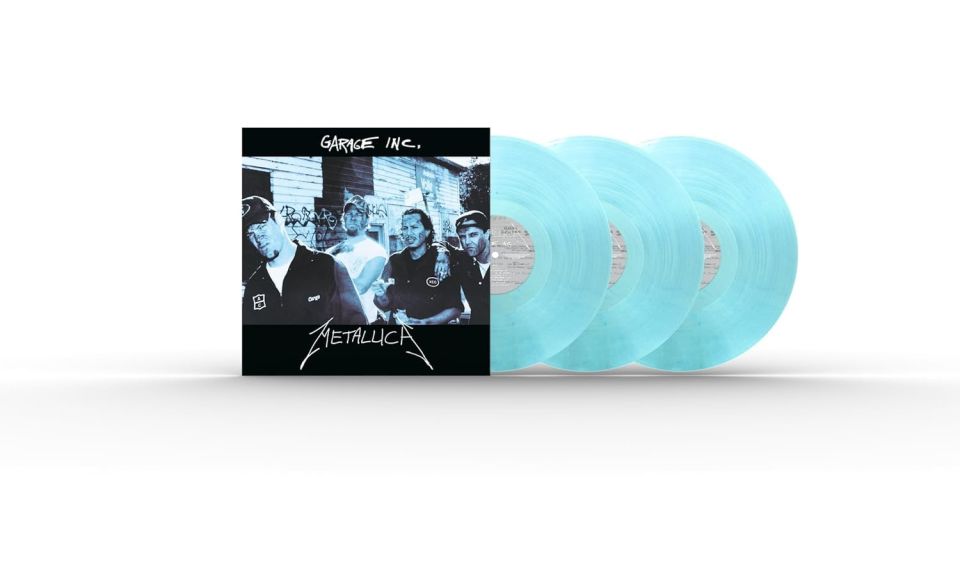 METALLICA - GARAGE INC (1998) - 3LP 2024 FADE TO BLUE COLOURED EDITION SIFIR PLAK