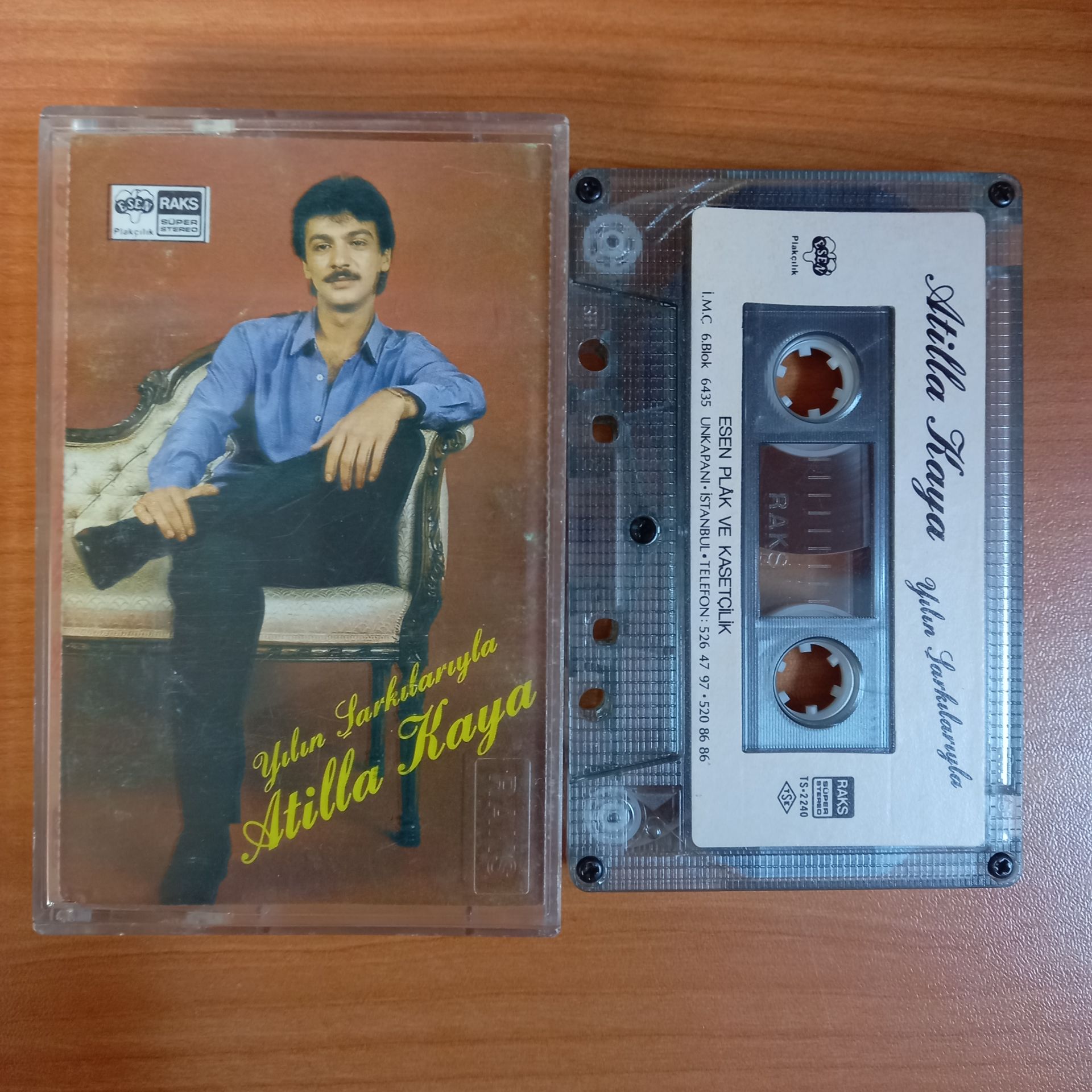 ATİLLA KAYA - YILIN ŞARKILARIYLA ATİLLA KAYA - KASET 2.EL