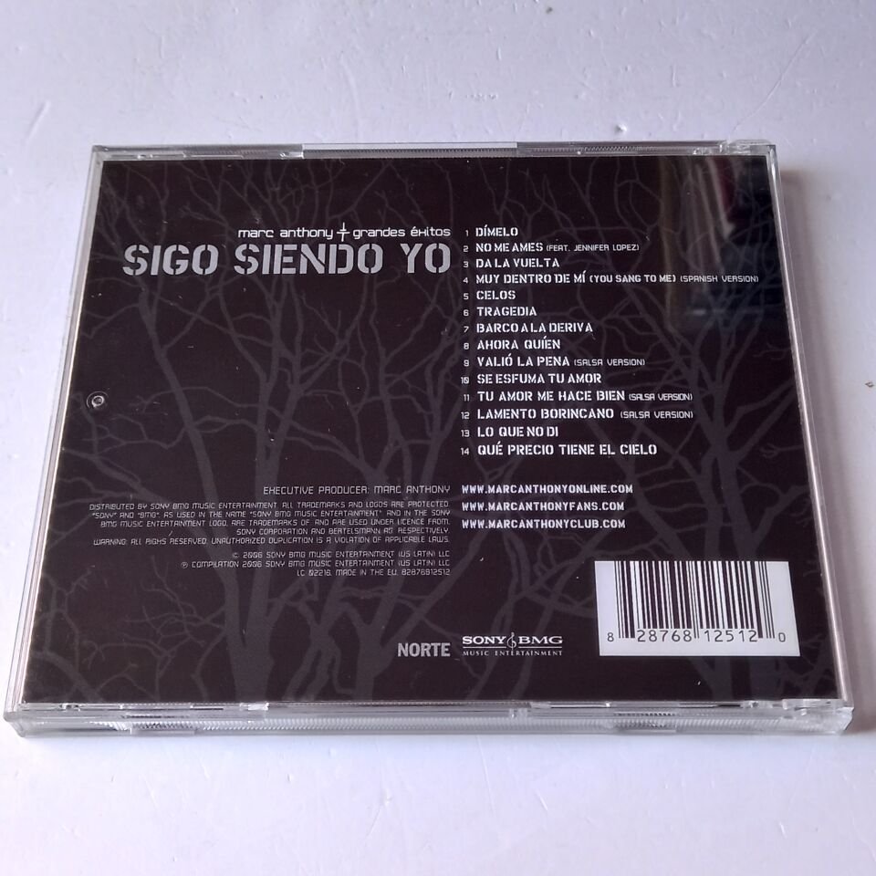 MARC ANTHONY – SIGO SIENDO YO / GRANDES EXITOS (2006) - CD 2.EL