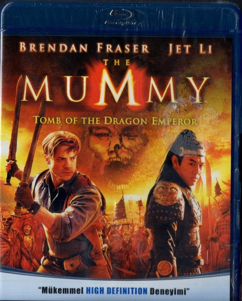 THE MUMMY TOMB OF THE DRAGON EMPEROR - MUMYA EJDER İMPARATORUNUN MEZARI - BRANDEN FRASER - BLU-RAY AMBALAJINDA SIFIR