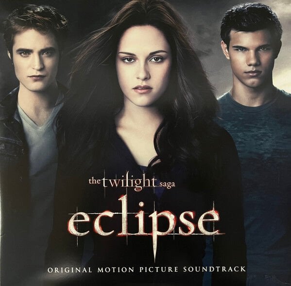 THE TWILIGHT SAGA ECLIPSE - SOUNDTRACK (2010) - 2LP 2025 MILKY CLEAR & BLACK ICE COLOURED SIFIR PLAK