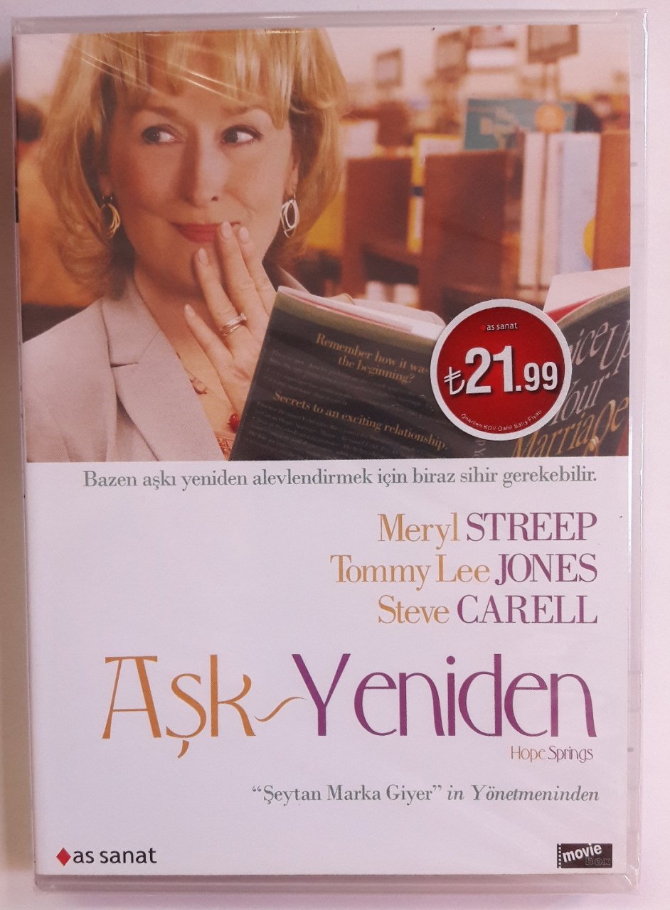 AŞK YENİDEN - HOPE SPRINGS - MERYL STREEP - DVD SIFIR