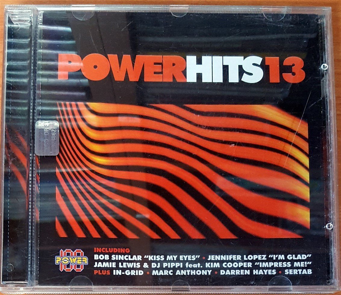 POWER HITS 13 / BOB SINCLAR JENNIFER LOPEZ MARC ANTHONY CD 2.EL