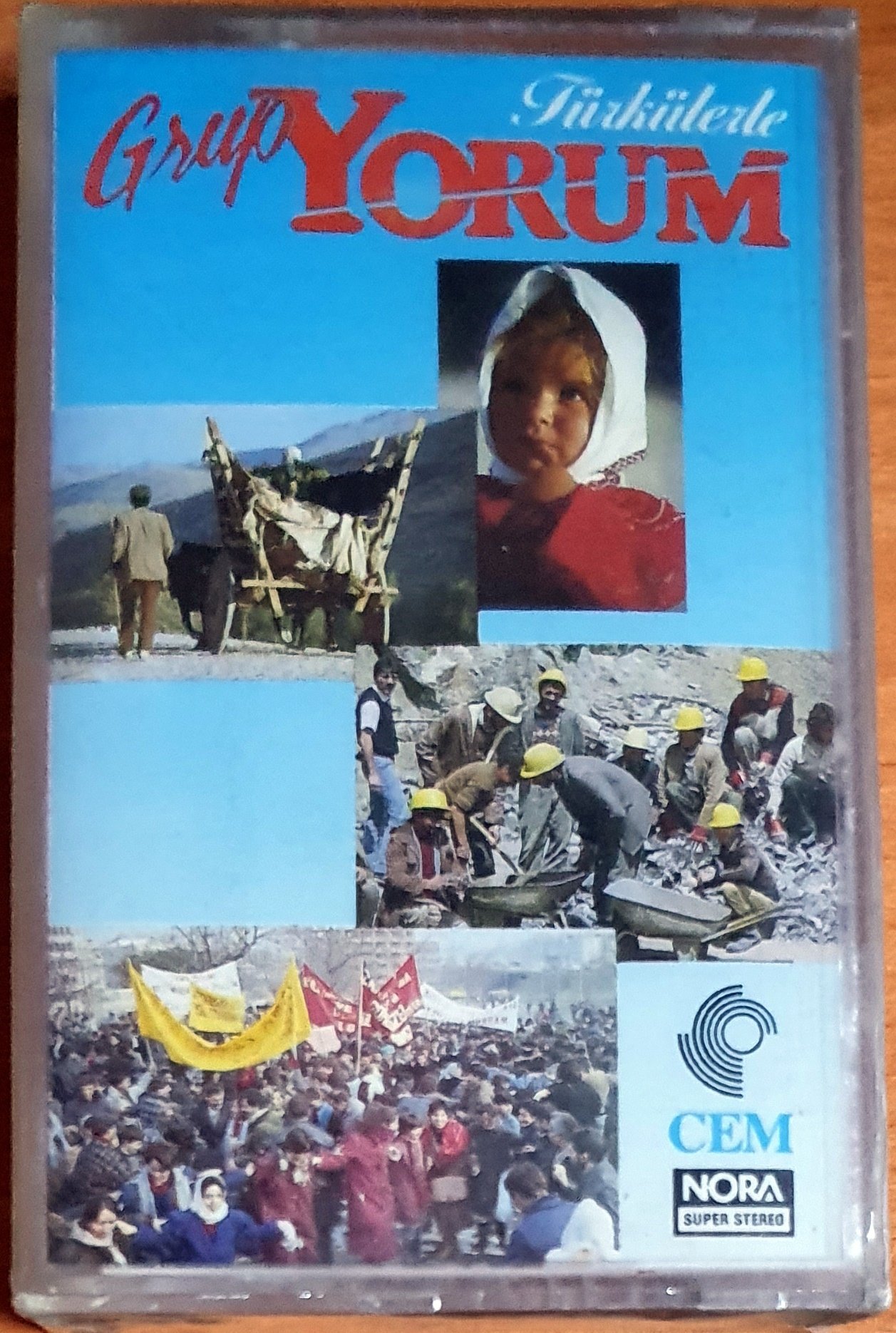 GRUP YORUM - TÜRKÜLERLE (1989) - KASET CEM MÜZİK SIFIR