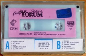 GRUP YORUM - TÜRKÜLERLE (1989) - KASET CEM MÜZİK SIFIR