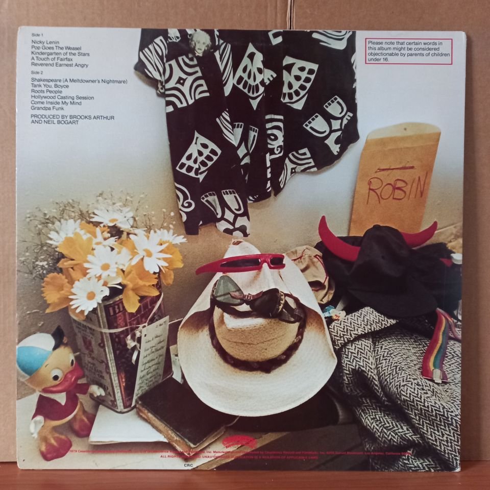 ROBIN WILLIAMS – REALITY... WHAT A CONCEPT (1979) - LP 2.EL PLAK