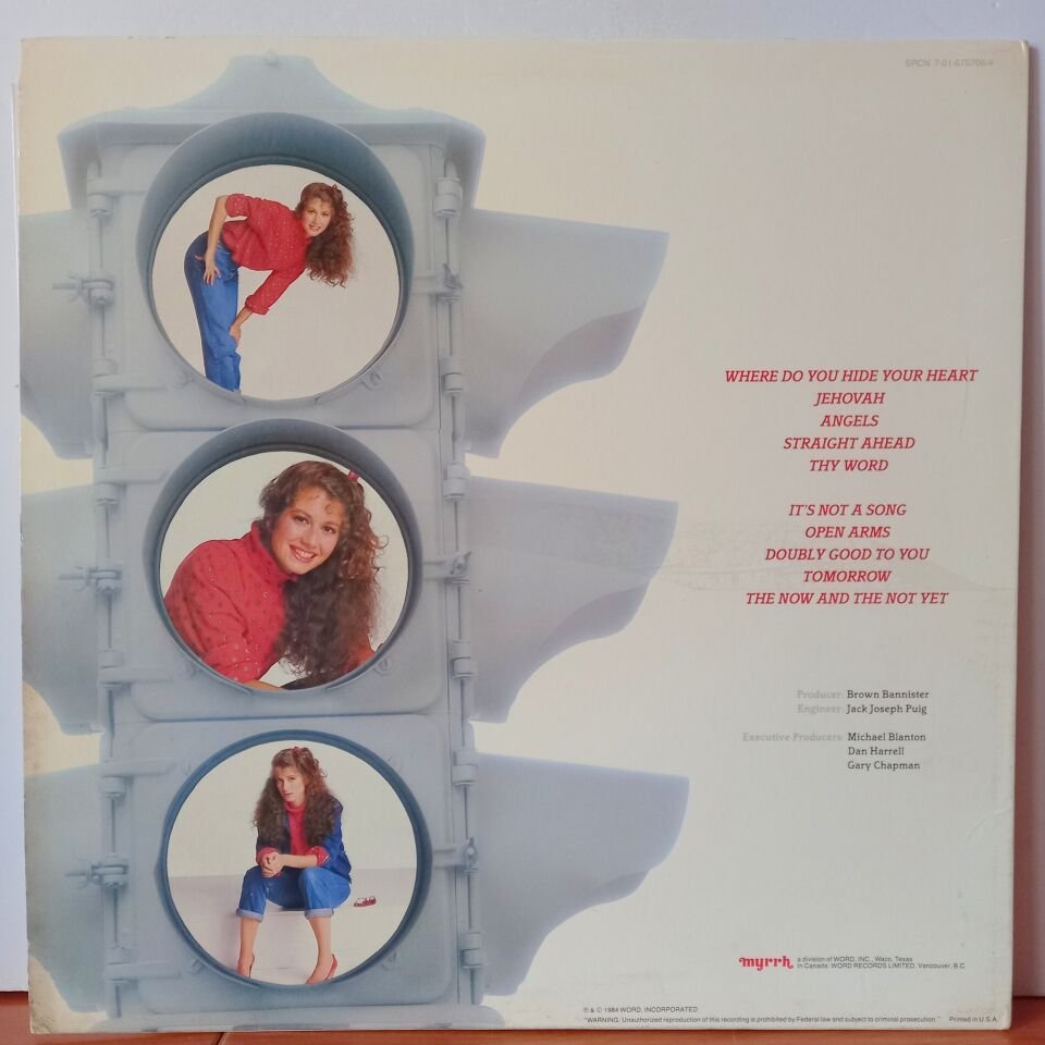 AMY GRANT – STRAIGHT AHEAD (1984) - LP 2.EL PLAK