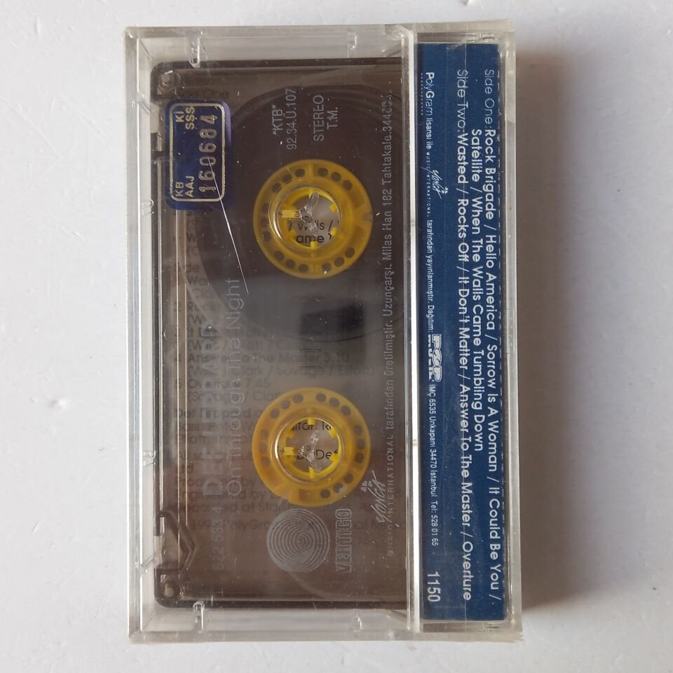 DEF LEPPARD - ON THROUGH THE NIGHT (1992) - KASET SIFIR