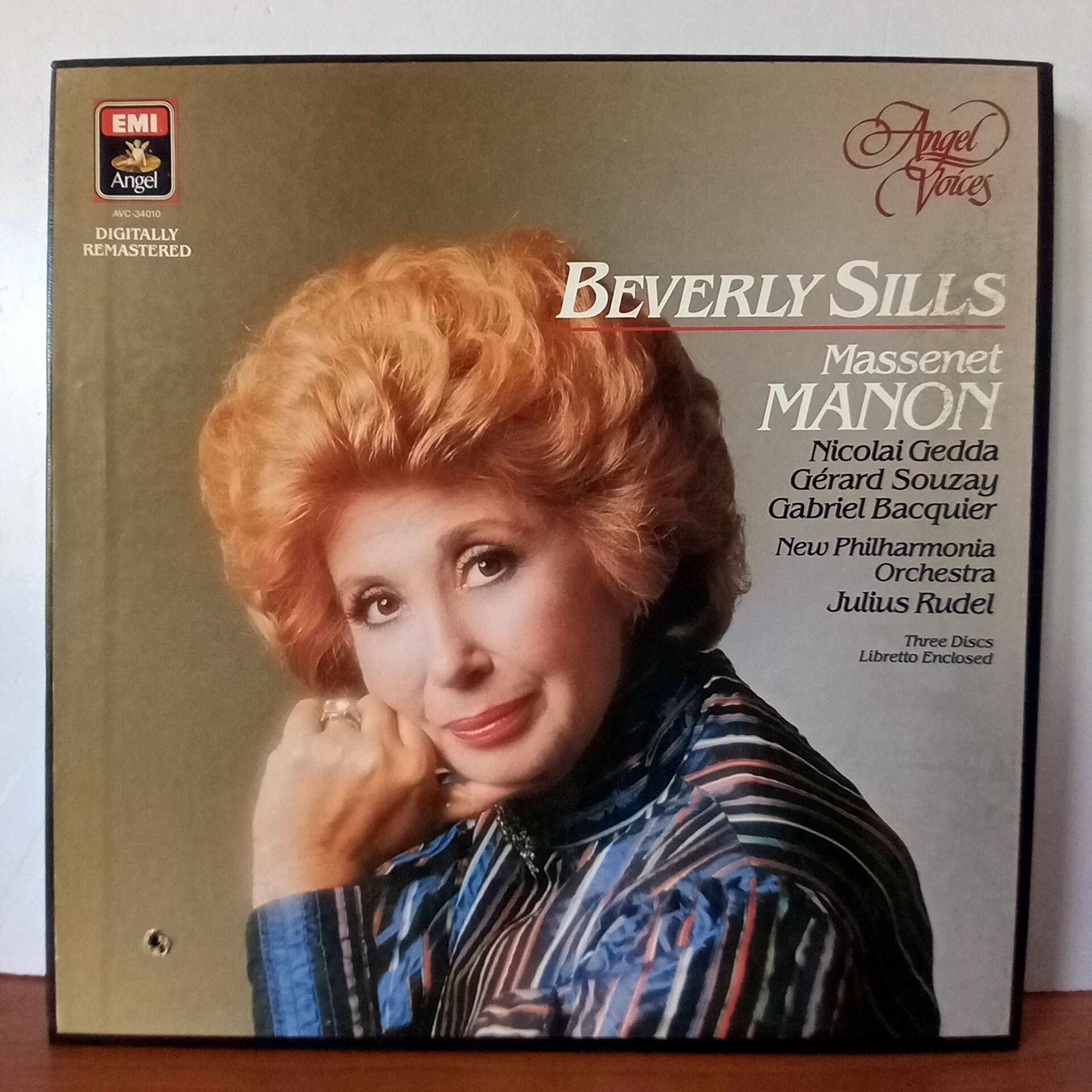BEVERLY SILLS / MASSENET MANON / NICOLAI GEDDA, GERARD SOUZAY, GABRIEL BACQUIER, NEW PHILHARMONIA ORCHESTRA, JULIUS RUDEL (1985) - 3LP BOX SET 2.EL PLAK