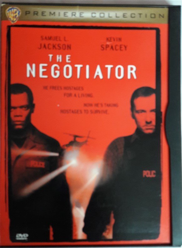 THE NEGOTIATOR - SAMUEL L. JACKSON - KEVIN SPACEY - SNAPCASE DVD 2.EL (1* BÖLGE)