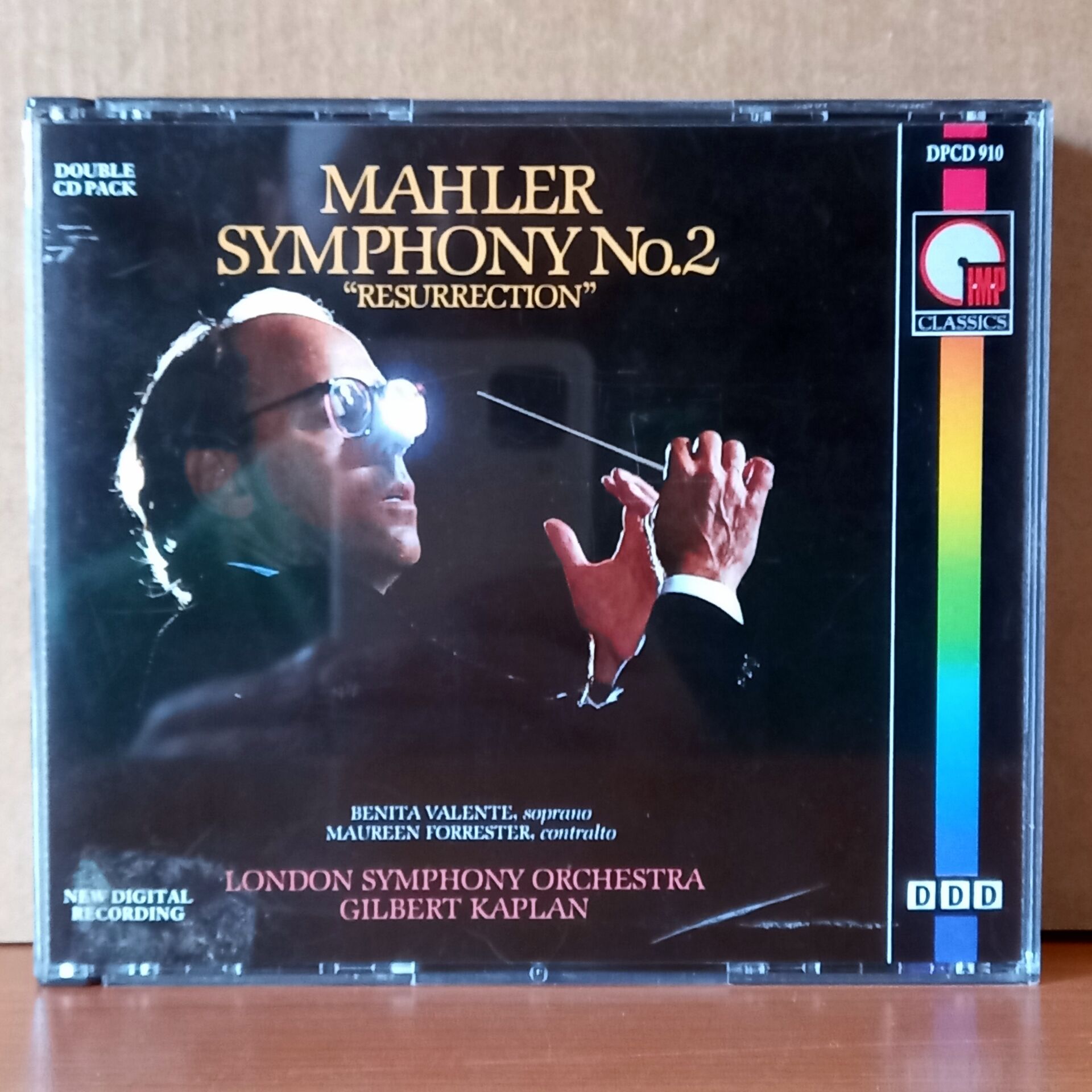 MAHLER: SYMPHONY NO. 2 ''RESURRECTION'' / BENITA VALENTE, MAUREEN FORRESTER, LONDON SYMPHONY ORCHESTRA, GILBERT KAPLAN (1988) - 2CD 2.EL
