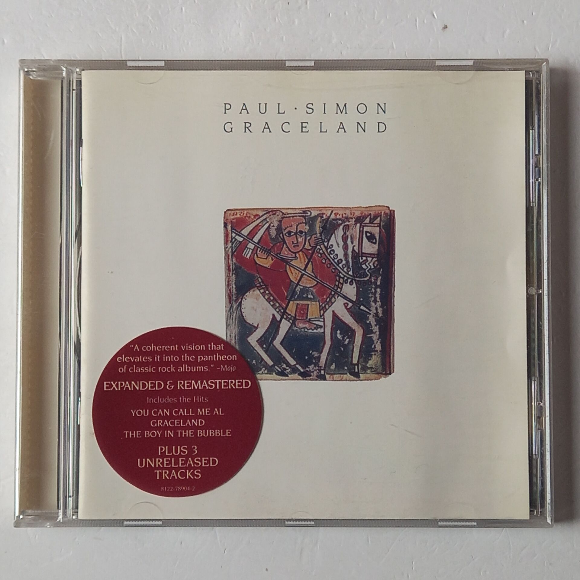 PAUL SIMON – GRACELAND (1986) - CD REMASTERED 2004 REISSUE 2.EL