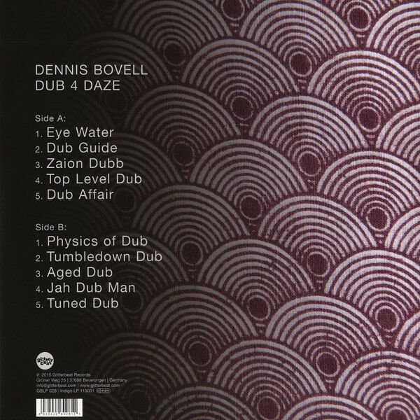 DENNIS BOVELL - DUB 4 DAZE (2015) - LP REGGAE DUB GATEFOLD SIFIR PLAK