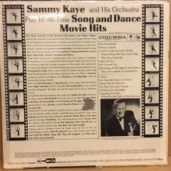 SAMMY KAYE - SONG AND DANCE MOVIE HITS - LP DÖNEM BASKISI SIFIR PLAK