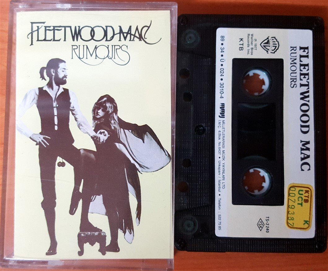 FLEETWOOD MAC - RUMOURS (1989) MMY CASSETTE MADE IN TURKEY ''USED'' PAPER LABEL