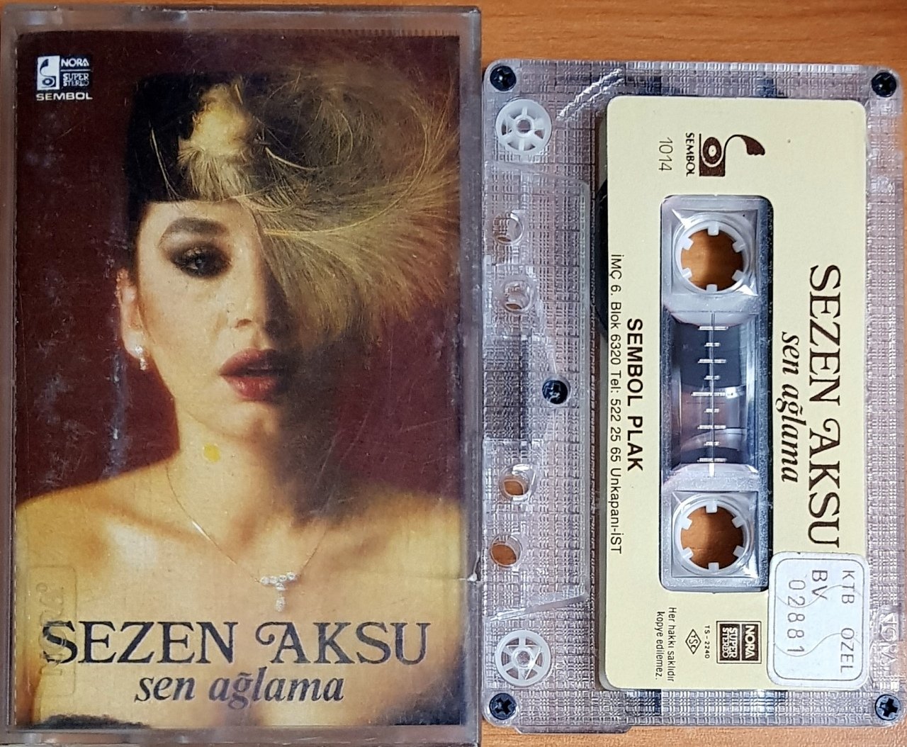 SEZEN AKSU - SEN AĞLAMA / SEMBOL KASET 2.EL