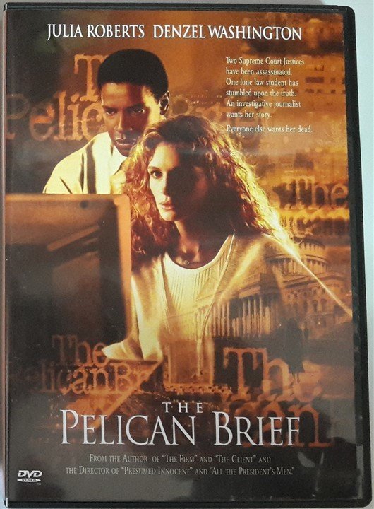 The PELICAN BRIEF - PELİKAN DOSYASI - DENZEL WASHINGTON - JULIA ROBERTS - DVD 2.EL