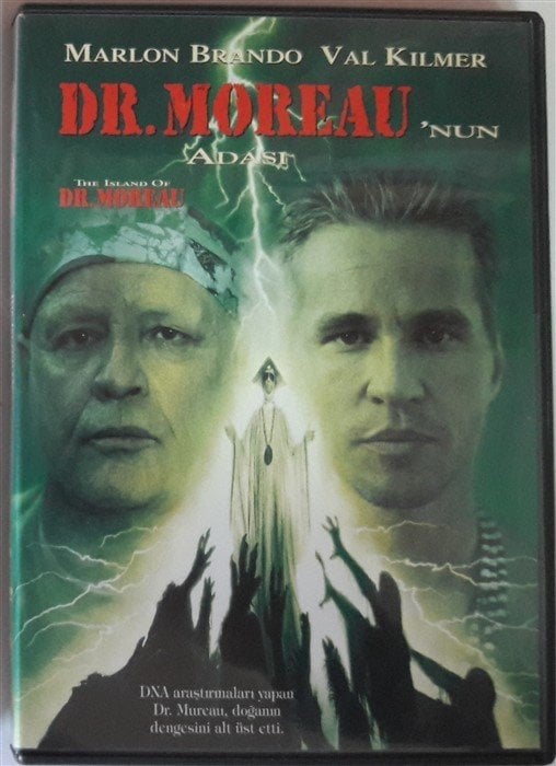 THE ISLAND OF DR MOREAU - DR. MOREAU'NUN ADASI - THE ISLAND OF DR MOREAU - MARLON BRANDO - VAL KILMER - JOHN FRANKENHEIMER - DVD 2.EL