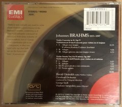 BRAHMS - VIOLIN CONCERTO IN D OP.7 / VIOLIN SONATA NO 3 / DAVID OISTRAKH GEORGE SZELL (2003) - CD 2.EL