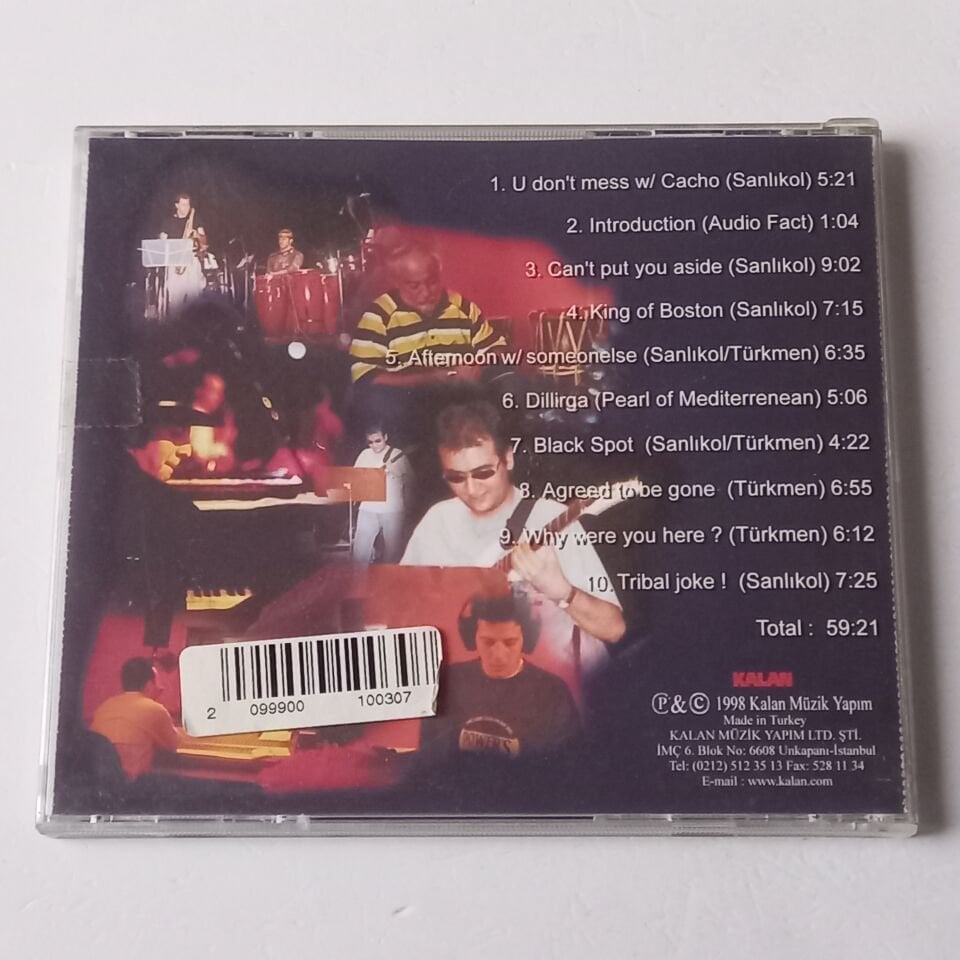 AUDIO FACT FEATURING OKAY TEMİZ, ERCAN IRMAK – BLACK SPOT (1998) - CD 2.EL