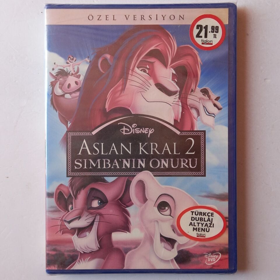 ASLAN KRAL 2: SİMBA'NIN ONURU / ÖZEL VERSİYON - DVD AMBALAJINDA SIFIR