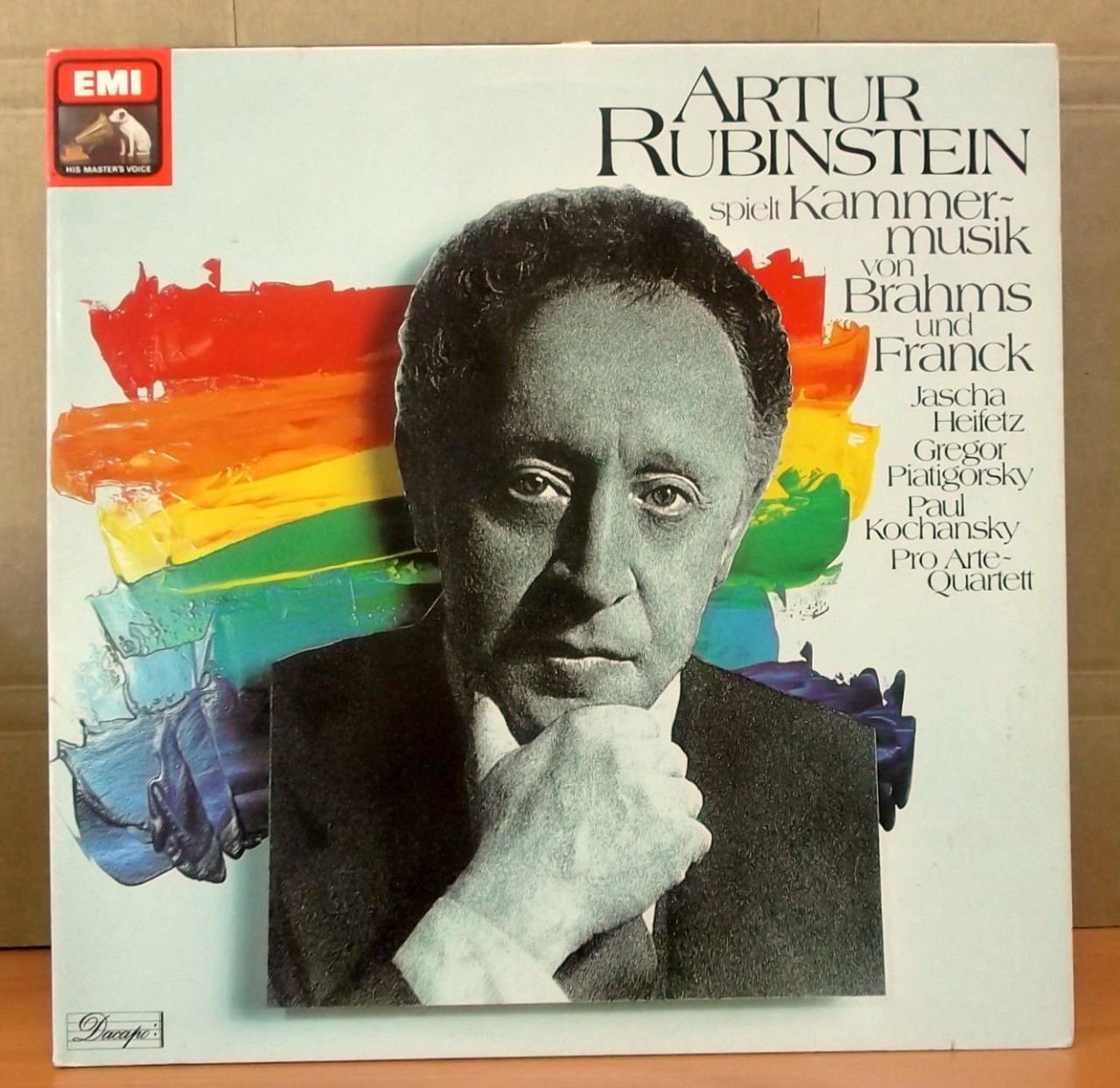 BRAHMS FRANCK Artur RUBINSTEIN 2LP 2.EL