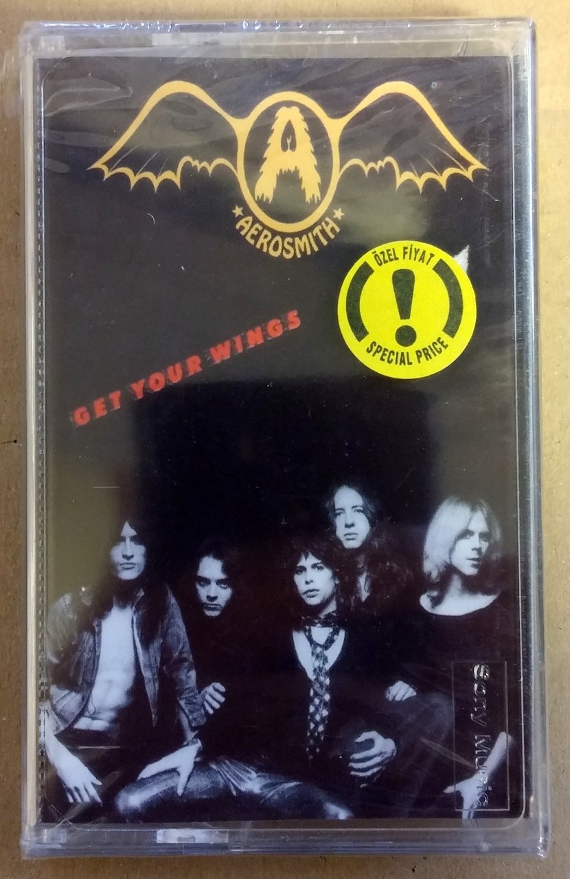 AEROSMITH - GET YOUR WINGS CASSETTE (1974) CASSETTE SONY MADE IN TURKEY ''NEW''
