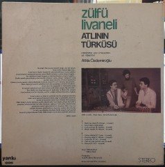 ZÜLFÜ LİVANELİ - ATLININ TÜRKÜSÜ - 2.EL PLAK