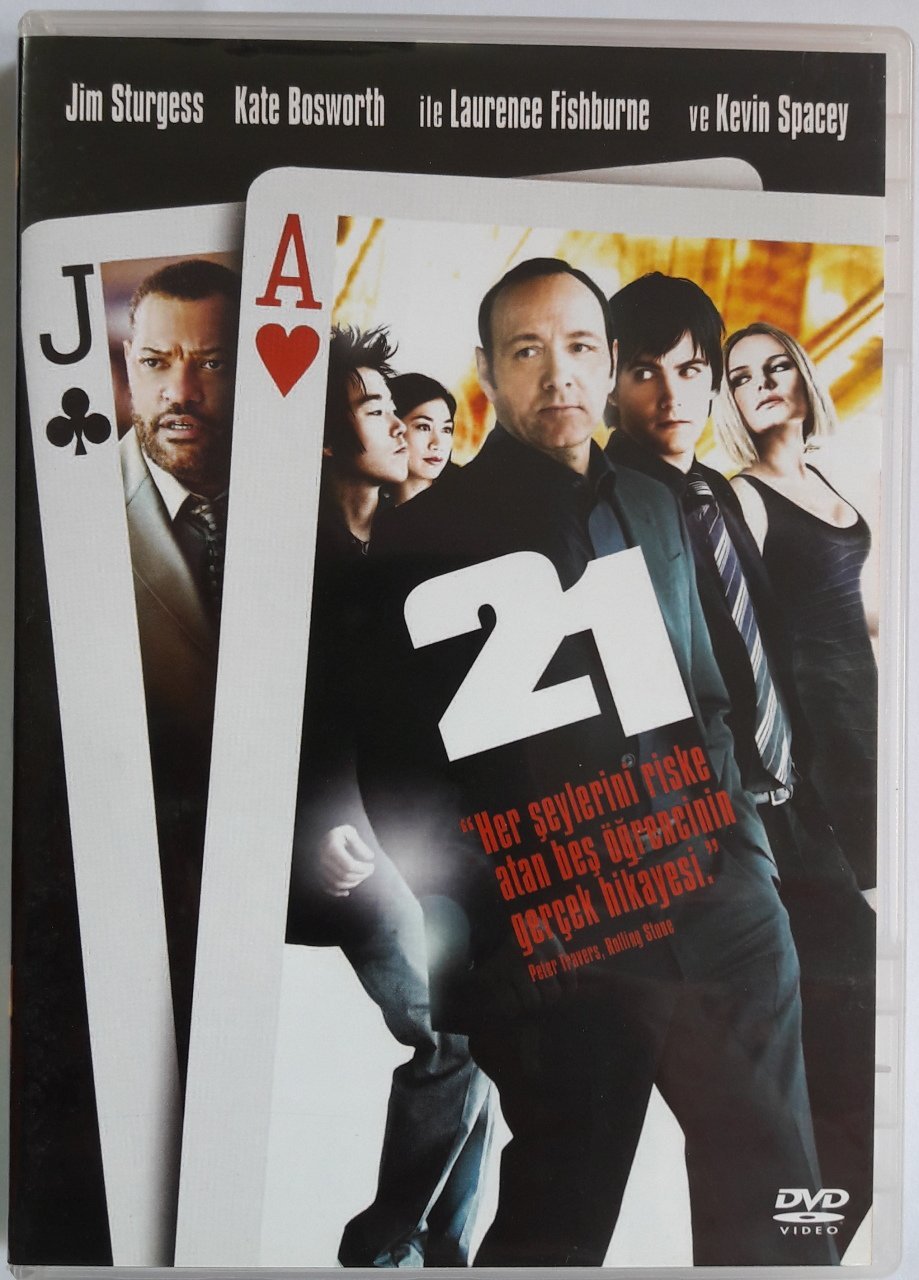 21 - JIM STURGESS - KEVIN SPACEY - KATE BOSWORTH - DVD 2.EL