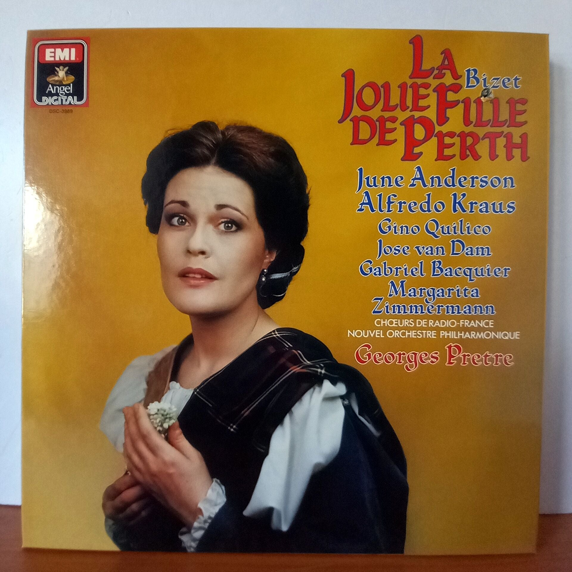 BIZET: LA JOLIE FILLE DE PERTH / JUNE ANDERSON, ALFREDO KRAUS, CHŒUR DE RADIO FRANCE, NOUVEL ORCHESTRA PHILHARMONIQUE, GEORGES PRETRE (1985) - 3LP BOX SET 2.EL PLAK