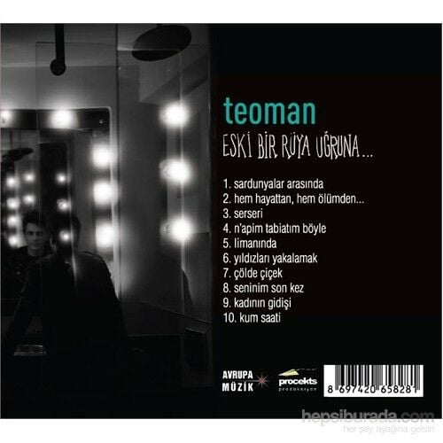 TEOMAN - ESKİ BİR RÜYA UĞRUNA (2015) - CD DIGIPAK AMBALAJINDA SIFIR