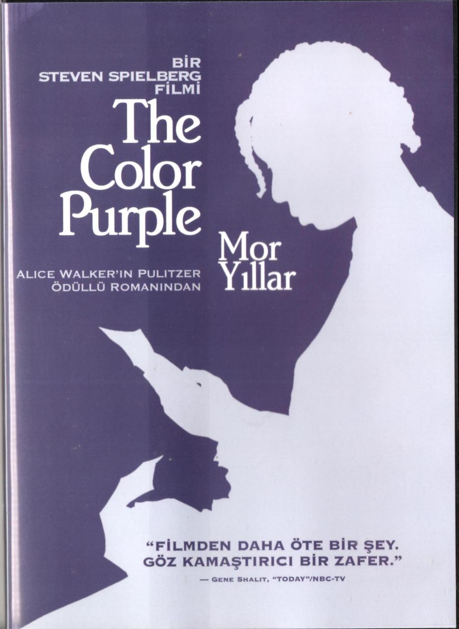 THE COLOR PURPLE - MOR YILLAR - DANNY GLOVER - WHOOPI GOLDBERG - STEVEN SPIELBERG - DVD 2.EL