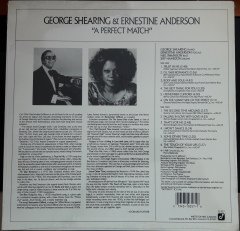 GEORGE SHEARING & ERNESTINE ANDERSON - A PERFECT MATCH (1988) - SIFIR PLAK