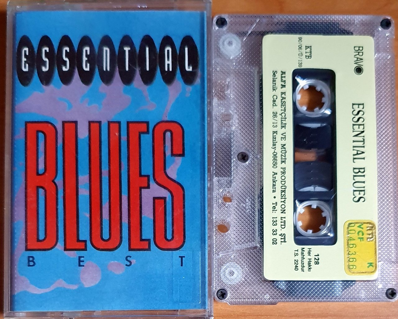 ESSENTIAL BLUES / JIMMY HENDRIX, LED ZEPPELIN, THE ANIMALS, FLEETWOOD MAC, MUDDY WATERS (1990) - KASET 2.EL