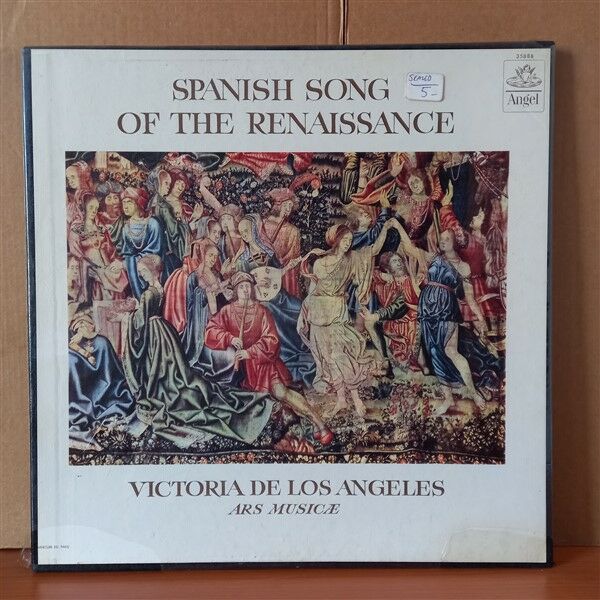 SPANISH SONG OF THE RENAISSANCE / VICTORIA DE LOS ANGELES, ARS MUSICAE DE BARCELONA (1961) - LP BOX SET DÖNEM BASKISI SIFIR PLAK