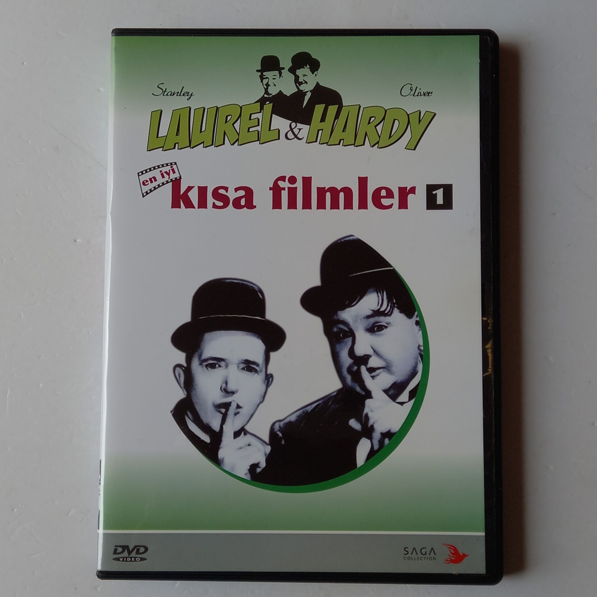 EN İYİ KISA FİLMLER 1 - STANLEY LAUREL, OLIVER HARDY - DVD 2.EL