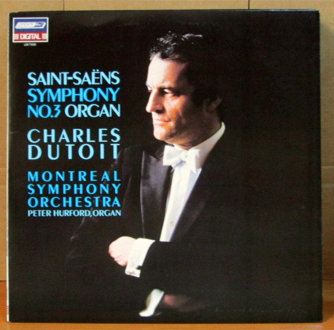 SAINT-SAENS SYMPHONY No.3 Organ C. DUTOIT - LP 2.EL