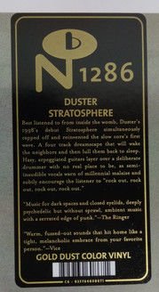 DUSTER - STRATOSPHERE (1998) - LP INDIE ROCL LO-FI GOLD COLOURED 2023 EDITION SIFIR PLAK
