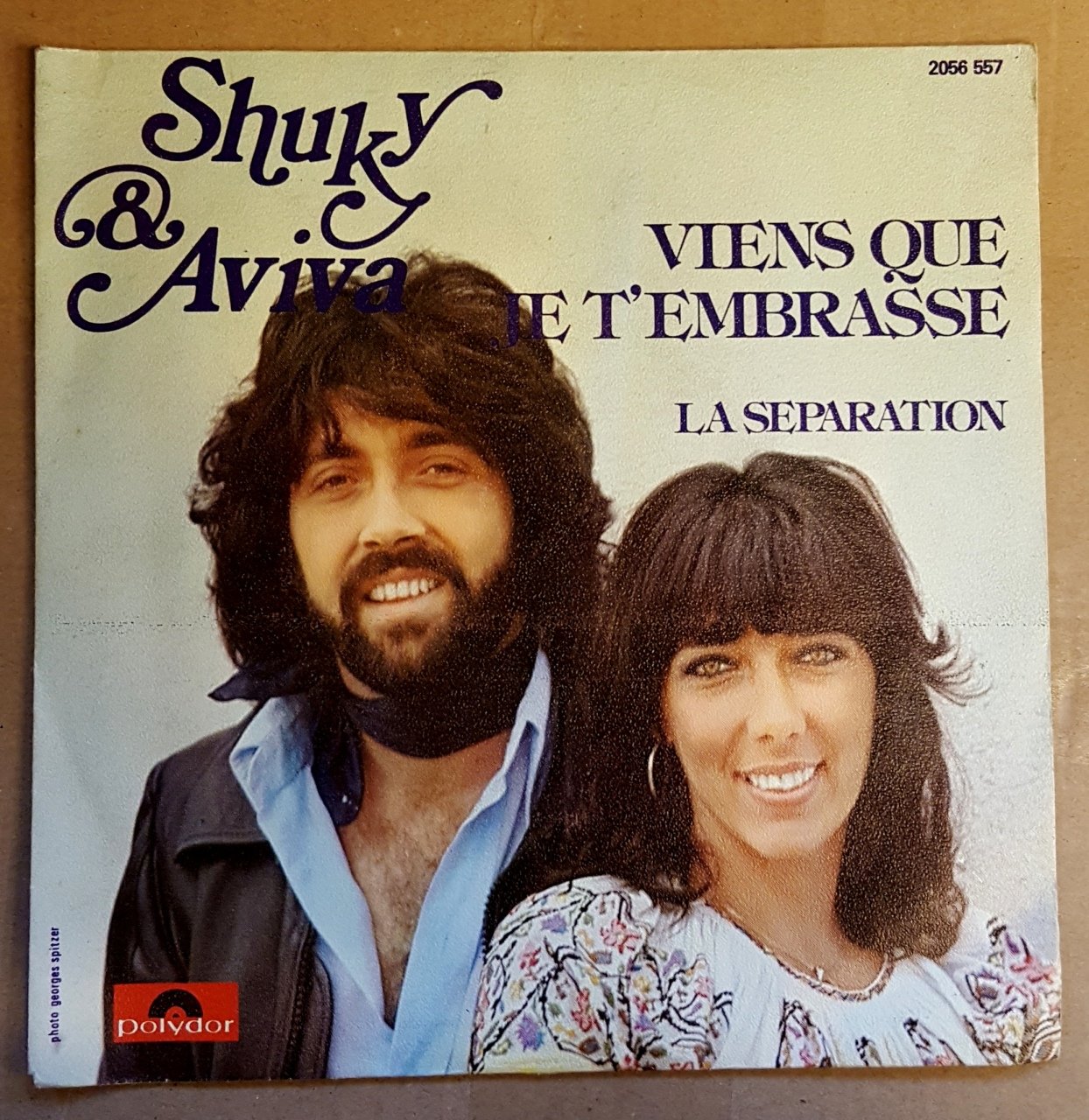 SHUKY & AVIVA - VIENS QUE JE T'EMBRASSE / LA SEPARATION (1976) - 7'' 45 DEVİR SINGLE PLAK