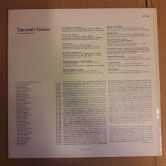 TANCREDI PASERO (BASS VOCAL OPERA) - LEBENDIGE VERGANGENHEIT - LP 2.EL PLAK