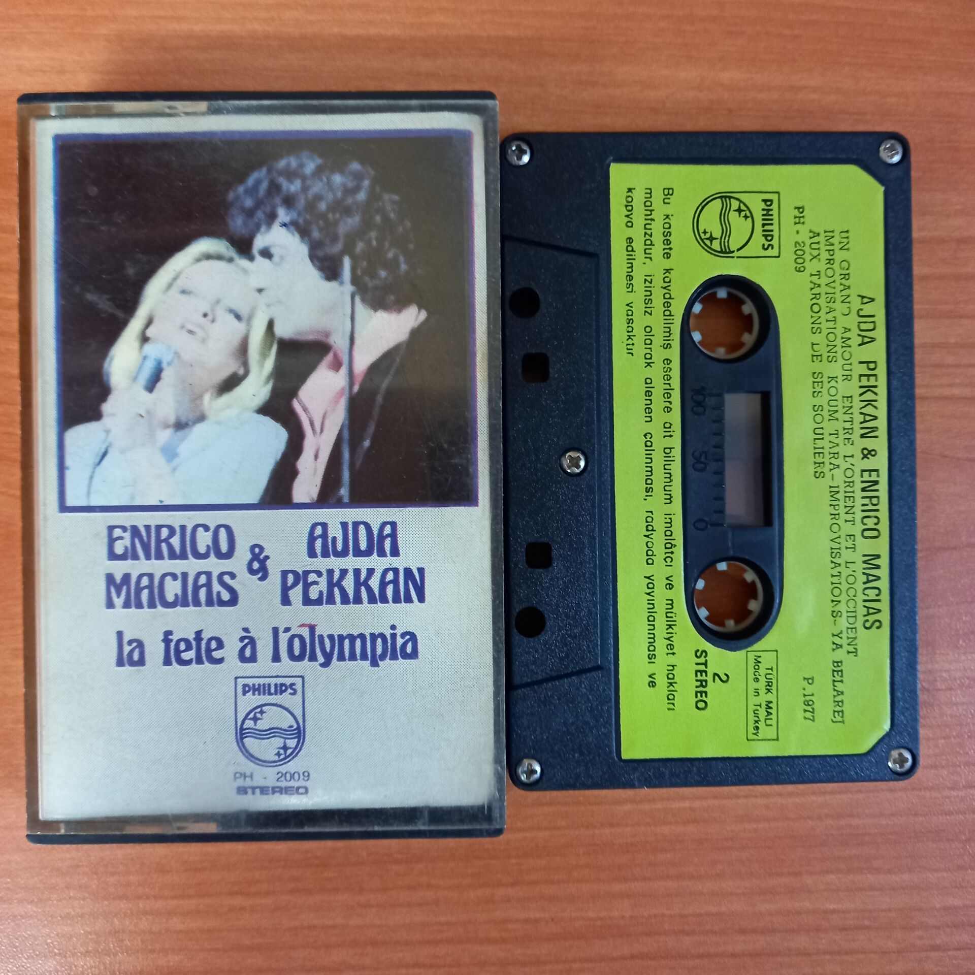 ENRICO MACIAS & AJDA PEKKAN - LA FETE A L'OLYMPIA (1977) - KASET 2.EL