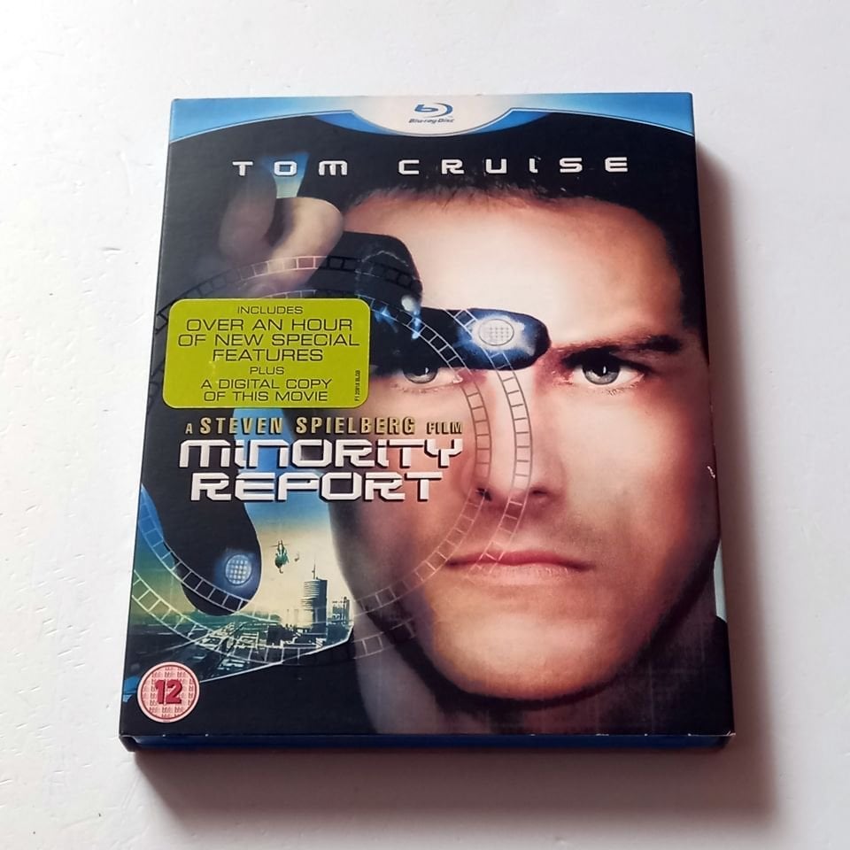 MINORITY REPORT - TOM CRUISE, COLIN FARRELL, SAMANTHA MORTON - YÖN.: STEVEN SPIELBERG  - BLU-RAY SLIPCOVER REGION FREE TR ALTYAZI YOKTUR 2.EL
