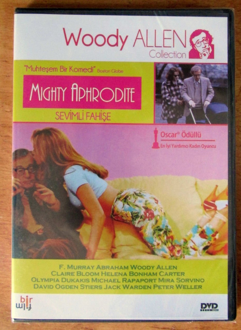 MIGHTY APHRODITE - SEVİMLİ FAHİŞE - F. MURRAY ABRAHAM - CLAIRE BLOOM - HELENA BONHAM CARTER - WOODY ALLEN - DVD 2.EL