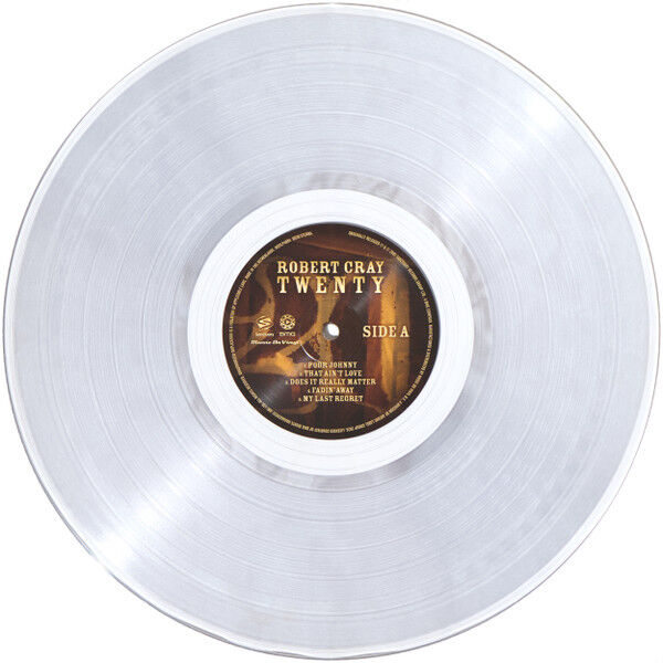 ROBERT CRAY - TWENTY (2005) - LP 180GR 2026 TRANSPARENT EDITION SIFIR PLAK