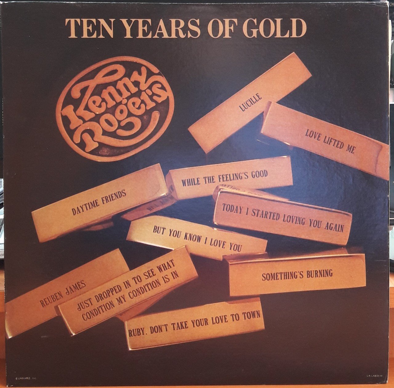 KENNY ROGERS - TEN YEARS OF GOLD (1977) - PLAK 2.EL