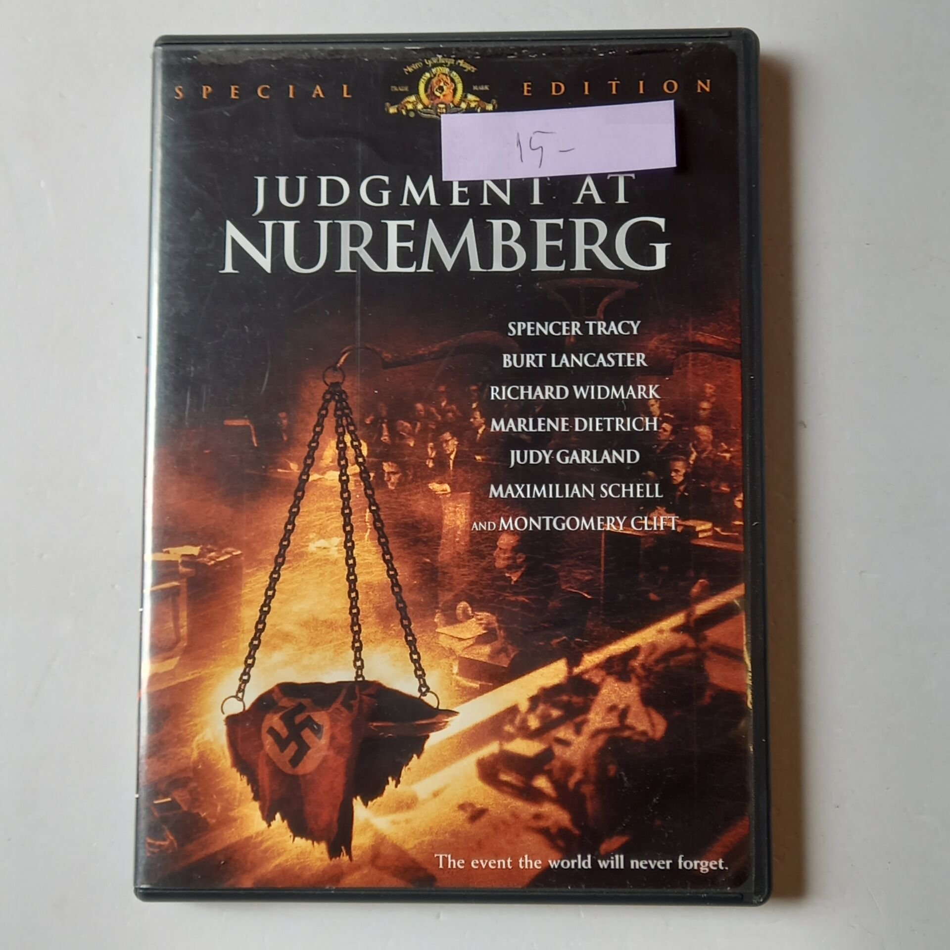 JUDGMENT AT NUREMBERG - STANLEY KRAMER, SPENCER TRACY, BURT LANCASTER - DVD 1.BÖLGE 2.EL