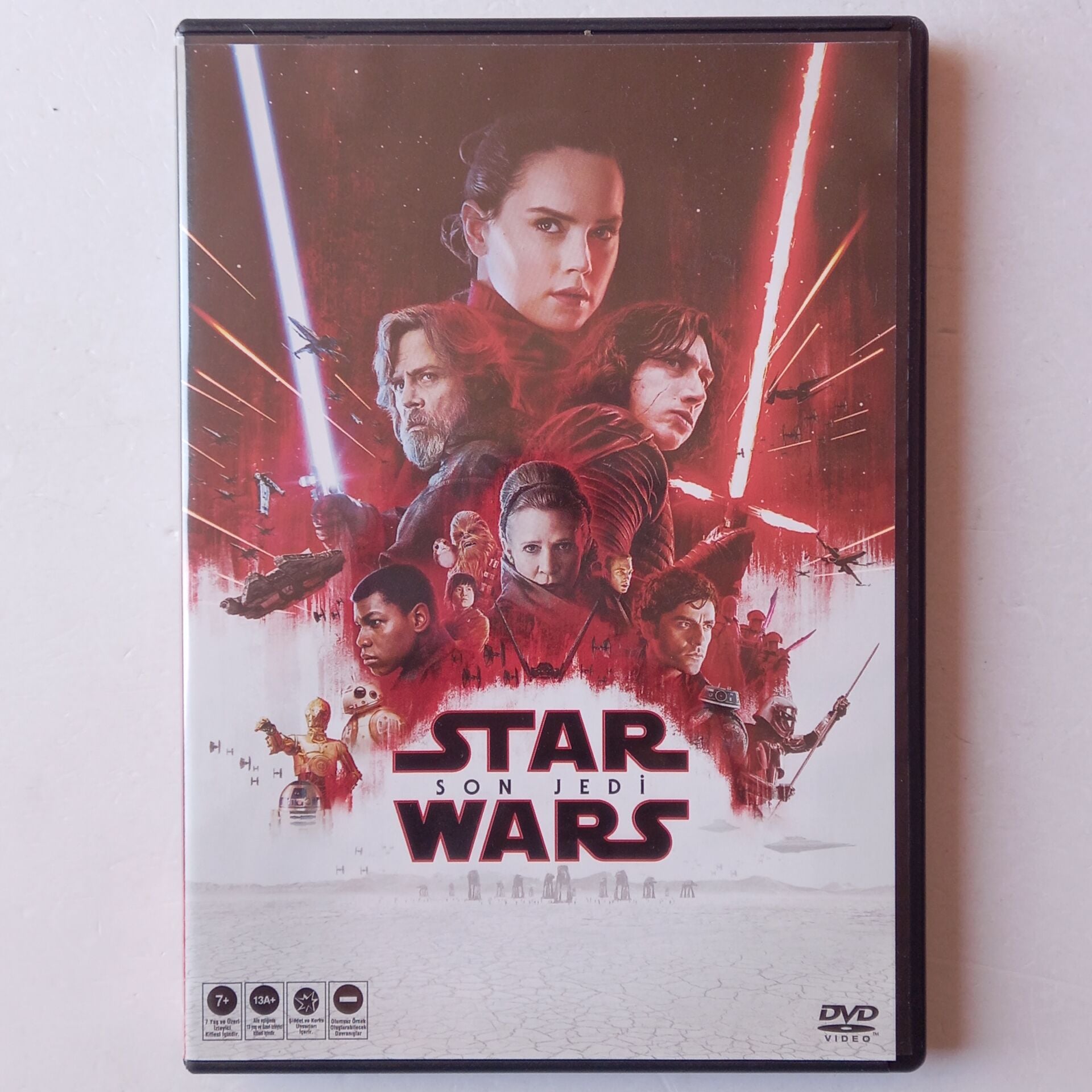 STAR WARS: SON JEDİ - MARK HAMILL, CARRIE FISHER, ADAM DRIVER - DVD 2.EL
