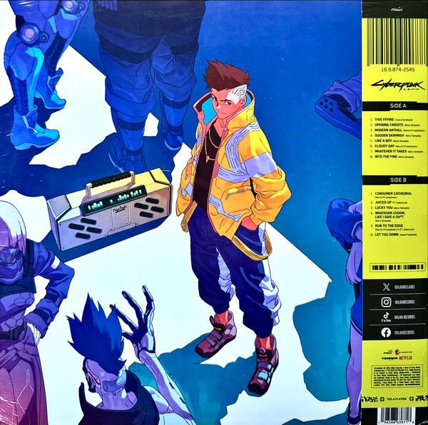 CYBERPUNK ; EDGERUNNERS - SOUNDTRACK / AKIRA YAMAOKA , MARCIN PRZBYLOWICZ , P.T. ADAMCZYK , FRANZ FERDINAND (2023) - LP 2024 PURPLE COLOURED EDITION SIFIR PLAK