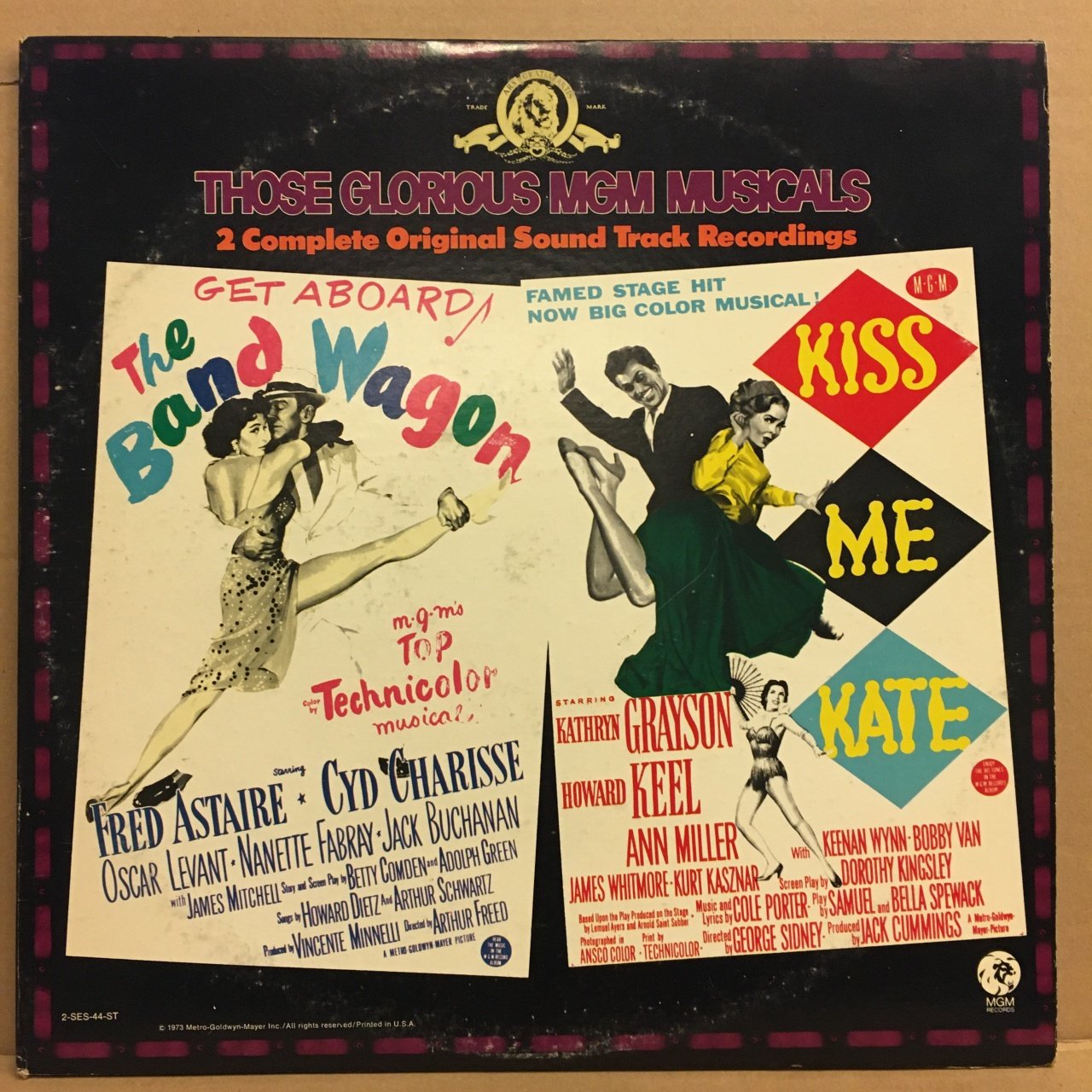 THE BAND WAGON / KISS ME KATE - MGM SOUNDTRACKS (1973) 2.EL 2PLAK