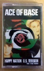 ACE OF BASE - HAPPY NATION U.S.VERSION (INCLUDED 4 NEW TRACKS) CASSETTE MADE IN TURKEY ''NEW''